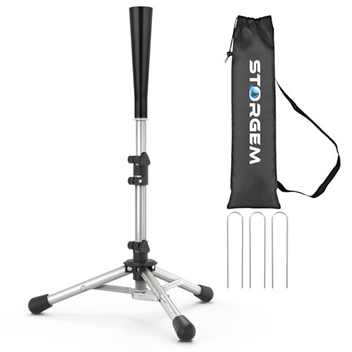 Storgem Baseball Softball Tee, Batting Tee for Kids, T Ball Training Stand