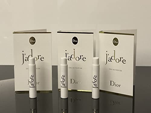 Lot of 3 Dior J'adore Eau de Parfum Spray Sample Vials for Women