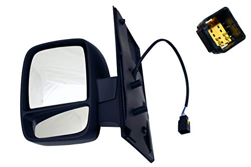 Rétroviseur Extérieur Gauche Alkar 9225985 - Électrique, Chauffant, Asphérique | Pour Volkswagen Transporter, Multivan | Noir