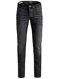 jack and jones jeansjacke schwarz Slim-Fit-Jeans mit Tapered Legs und Low Rise