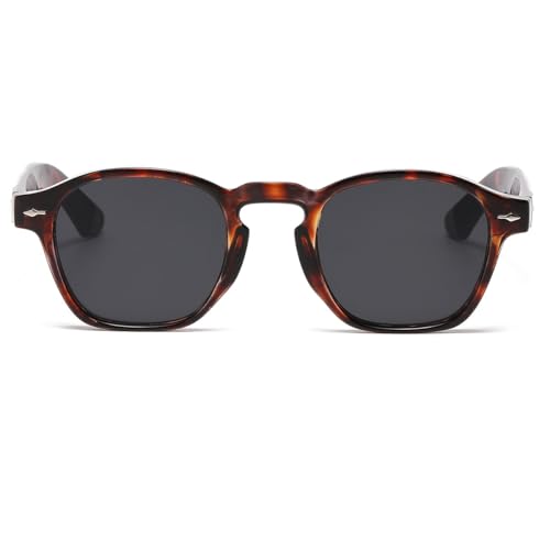 NIDOVIX Retro Round Sunglasses for Women Men 90s Fashion Simple Small Round Style Sun Glasses UV400 Protection Shades2