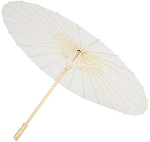 Preisvergleich Produktbild Regenschirme Sonnenschirm DIY Papierschirm Papier Fan Faltfächer Blank Fan Malerei DIY Fan Art Material