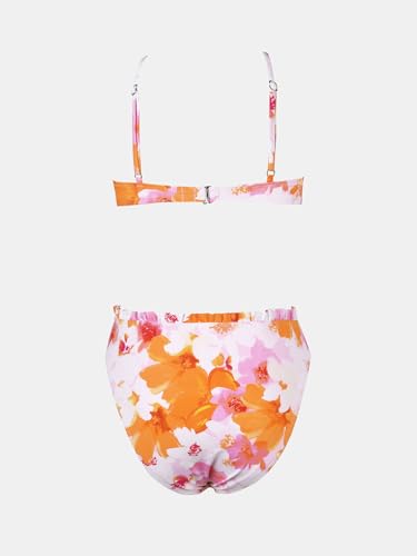Image of CUPSHE Women Swimsuit Bikini Set High Waisted Two Piece Bathing Suit