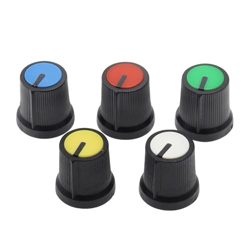 Bouton de potentiomètre WH148 AG3 plastique 6mm pour bouton rotatif et axe prune