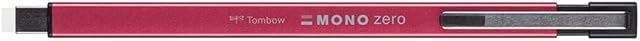 Tombow MONO Zero Metal Square Tip Precision Eraser - Red
