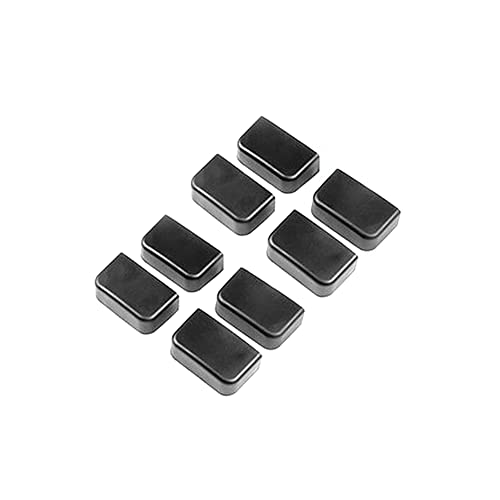 Bouchons de glissière pour siège arrière,Clveshje 8PCS Kit De Couvercle Rail Guidage En ABS Résistant Aux RayuresCompatible avec T-e-s-l-a M-o-d-e-l 3/Y 2020-2021 Cover