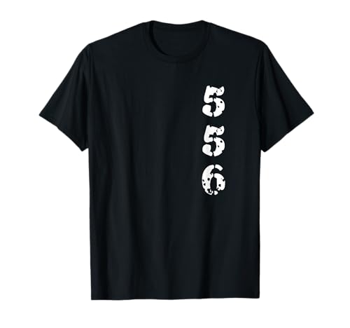 Comparison: Best Range 556 7 Ammo Range Five Five Six Design T-Shirt