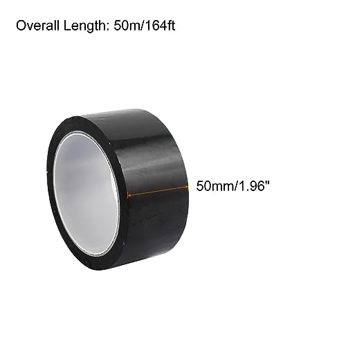 Image of Single Sided Self Adhesive Polyester Film Tape High-Temperature Resistance, Flame Retardant [for Motors, Capacitors ] - 50mmx50m /Black