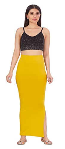 Image of Studio Shringaar Women's Pure Cotton Stretchable Saree Shapewear Petticoat