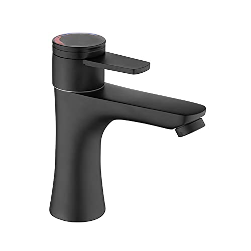 Grifo de baño lavabo para cuencas de manguera de un solo orificio agua fría caliente