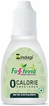 Zindagi Stevia Dry Leaves 35Gm - Stevia Natural Powder 50Gm - FosStevia Stevia Liquid 10 ml - Natural Sugar Free - Zero Calorie Sweetener (Stevia Combo Pack)