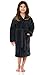 TowelSelections Girls Robe, Kids Plush Kimono Fleece Bathrobe, Made in Turkey
