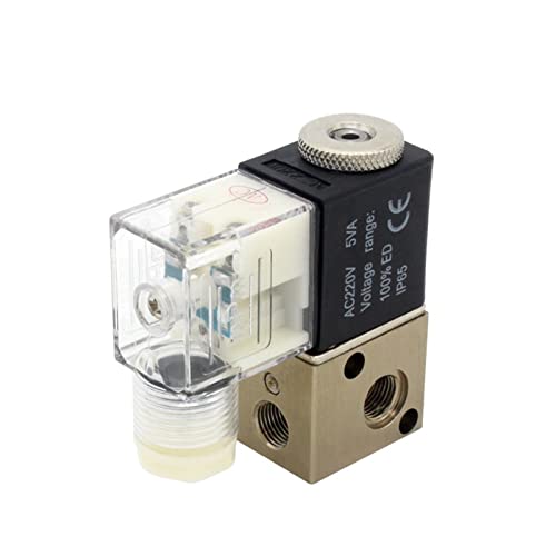 Électrovanne pneumatique 3V1-06 DC24V commande 2 positions 3 voies - 7