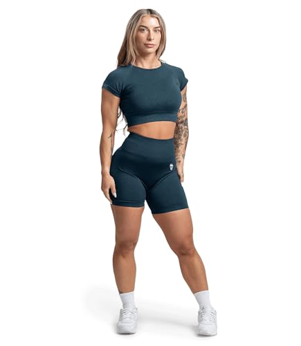 Image of Gymreapers Short Sleeve Workout Tops for Women - Crop Tops for Women Tee - Yoga Athletic Tops for Running, Gym, & Training
