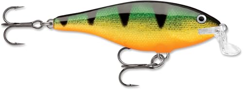Rapala Shallow Shad Rap 09 Fishing lure, 3.5-Inch, Perch