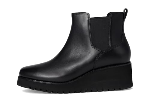 Cole Haan Cole Haan Womens Zerogrand City Wedge Boot Waterproof, Black/Black Waterproof, 9-B US