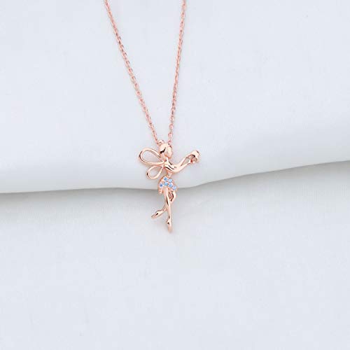 PLITI Tooth Fairy Necklace With Fairy Wings Birthstone Necklace Daughter Birthday Gift Dentist Dental Hygienist Assistant Jewelry Medical Tooth Charm3