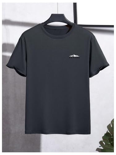 Image of RoseSeek Men's Color Block Short Sleeve Tee Shirts Casual Crewneck T Shirt Trendy Summer Tops