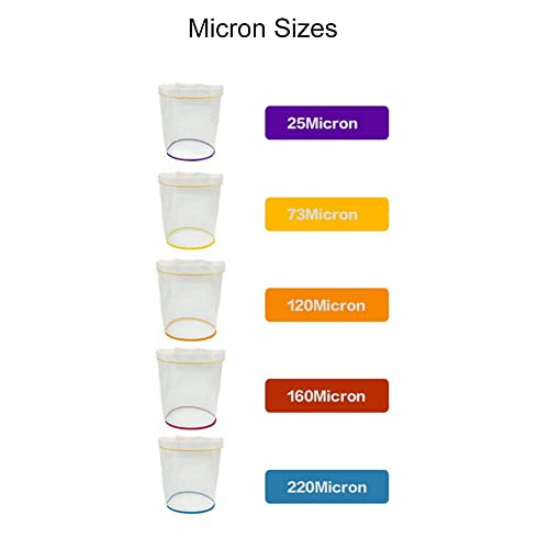 mewmewcat 5pcs 5 Gallon Filter Bubble Herbal Ice Essence Extractor Kit miniatura 4