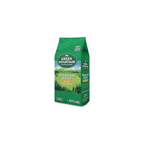 Green Mountain Coffee Roasters Breakfast Blend, Ground Coffee, Light Roast, Bagged 18 oz
