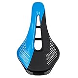 Yaruijia Bike Seat Bicycle Saddle for Men & Women, Waterproof Bicycle Seat Comfortable Soft Cushion (Blue)