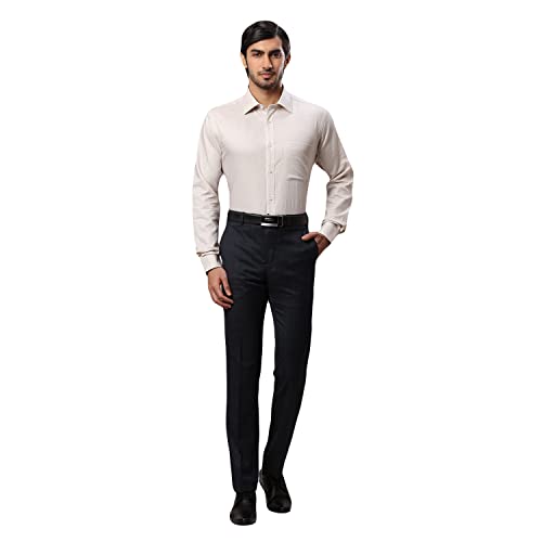 Image of Raymond Men's Cotton Checkered Slim Fit Shirt