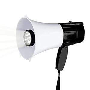 WDBBY Hand Speaker Megafoon Strap Grip Luidspreker Recording Play Horn Tour Guide Speakers (Color : As shown, Size : One…