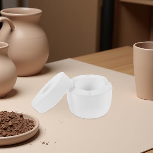 Moule en plâtre pour modelage et création de porte-tasses DIY
