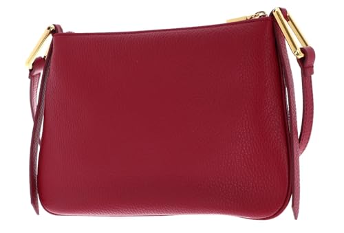 Sac à épaule Coccinelle Magie Mini en cuir d'exception couleur Sangria - 4