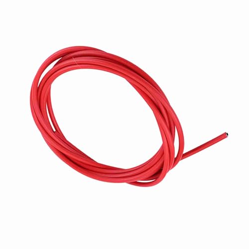Bike Shifter Cable, Bike Wire 3 Meters Rubber Outer Hose Lightweight and Wearable for Road and Bikes (Red)
