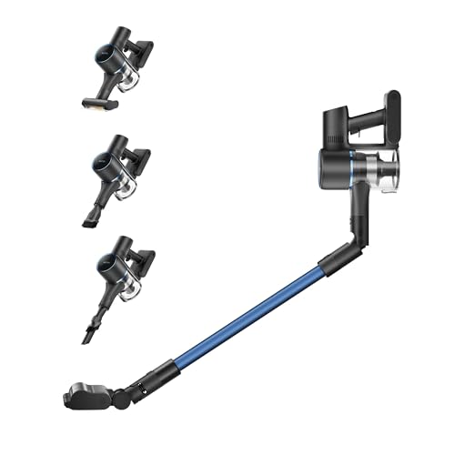 Mova Detect Akku-Staubsauger, 30000 Pa Saugkraft, 164-W-Motor, maximale Laufzeit von 91 Minuten, OptiInsight Multi-Oberflächenbürste, Anti-Verhedderungs-Funktion, LED-Anzeige, für Teppiche