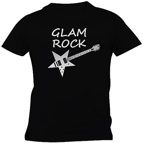 T-shirt 70's noir Glam idéal pour vos soirées vintage