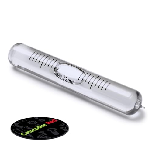 Flacon de rechange en verre transparent avec pointe de niveau à bulle 70mm - 3
