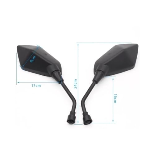 Espejo retrovisor moto de alta resistencia con tornillo universal de 10mm y 8mm 7