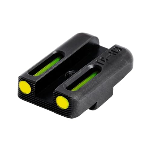 Image of TRUGLO TFO Tritium & Fiber-Optic Handgun Sight | Snag-Resistant Front & Rear Bright Night Sights, Compatible with Glock Handguns