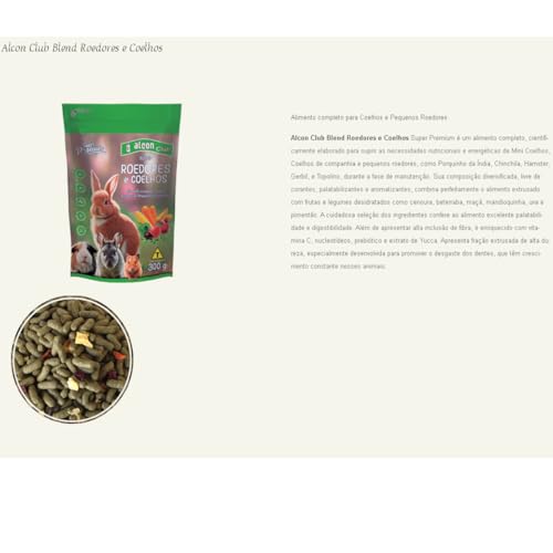 ALCON CLUB BLEND ROEDORES E COELHOS 300G