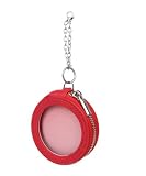 Lumimie│缶バッジケース 小(56mm/57mm用) レッド 推し活 保護カバー