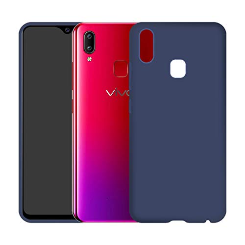 Image of Case Creation Luxurious OG Series for Vivo Y91 Case Cover,Anti-Dirty Slim Case Frosted Matte Cute Candy TPU Raised Bezel (Splash of Color) Back Cover for VivoY91 -Navy Blue