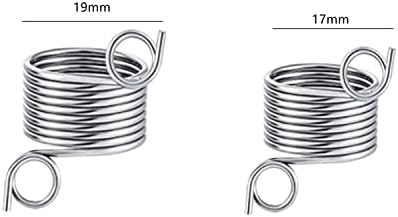 8 Pieces Knitting Loop Stainless Steel Metal Yarn Guide Finger Holder Crochet Ring Set Knitting Thimble Guide Ring for Hand Weaving Hook Line Supplies