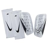 Nike DN3611-100 NK Merc Lite - FA22 Shin Guards Unisex Adult White/White/Black Tamaño S