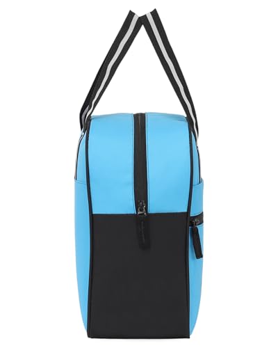 Image of Durable & Lightweight Lunch Bag | Trendy Water-Resistant Tiffin Bag & Meal Holder for Office, School, Travel & Picnic, Stylish, Insulated Design for Men, Women & Kids (Sky Blue)