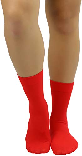 Image of ToBeInStyle Womens Pack of 6 Trouser Solid Print Anklet Socks