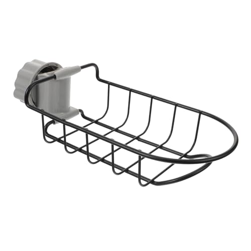 Mikikit Estante De Esponja para Fregadero De Cocina Soporte De Almacenamiento Cesta De Drenaje para Esponjas y Paños