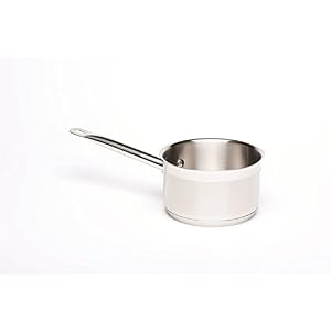 Genware NEV-1414-01 Saucepan, GW, No Lid, 1.1 L, 14 cm Diameter, 10 cm High