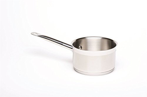 Genware NEV-1414-01 Saucepan, GW, No Lid, 1.1 L, 14 cm Diameter, 10 cm High