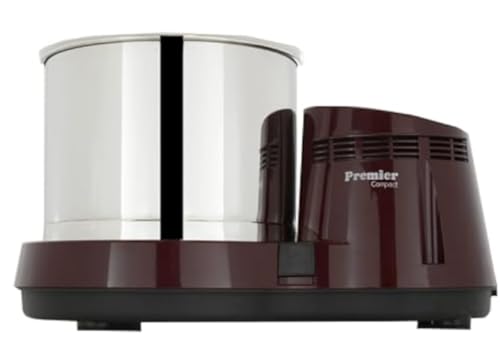 Premier Compact Table Top Wet Grinder with Atta Kneader and Coconut Scrapper 110volts 2 Ltrs