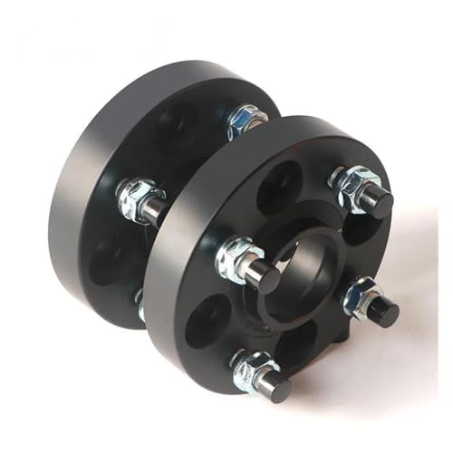Cale de roue 4x100 56.1mm de 25mm noire pour élargissement de voie auto