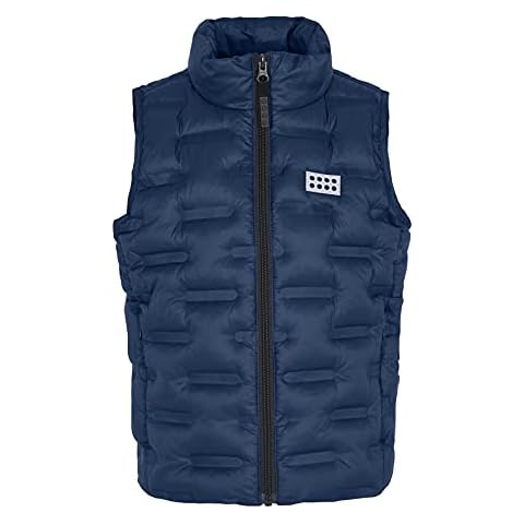 Chaleco LEGO Wear para niños con patrón soldado, cremallera YKK y reflectores Scotchlite 3M Cover