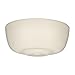 Casablanca 99059 Transitional Glass Bowl for 99023, Cased White