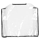 Design trasparente: mantiene l'aspetto elegante della tua borsa, consentendo di vederne il design, copriborsa antipioggia, copertura impermeabile per borsa da alpinismo